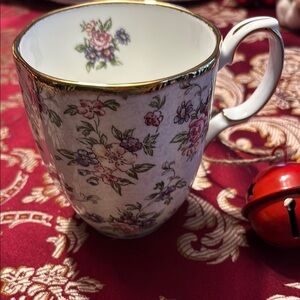 Royal Albert Floral Porcelain cup with Gold Trim